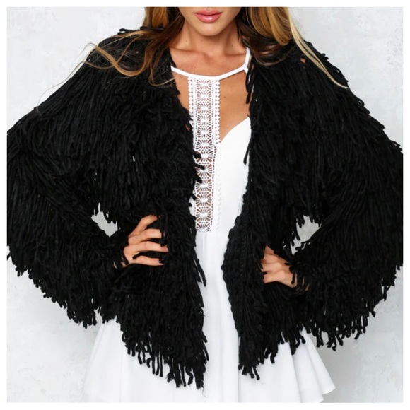 24 ENVY ME FRINGE CARDIGAN - Picture 2 of 5